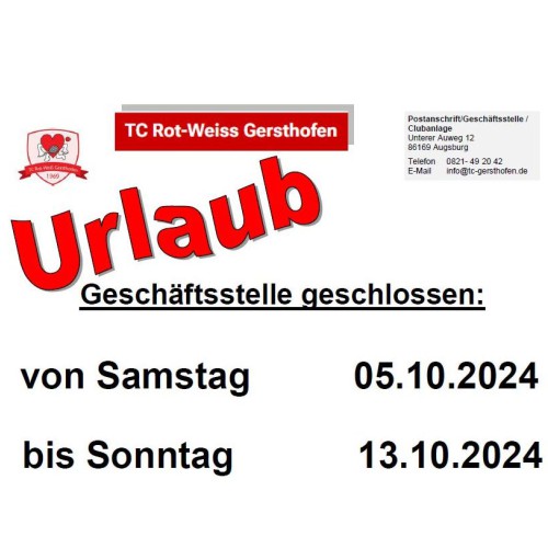 Info für unsere Mitglieder