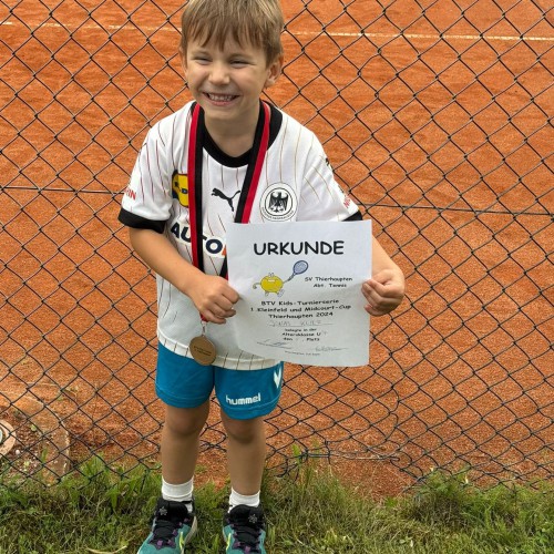 Mit fünf Jahren schon beim Turnier: Jonas Klier