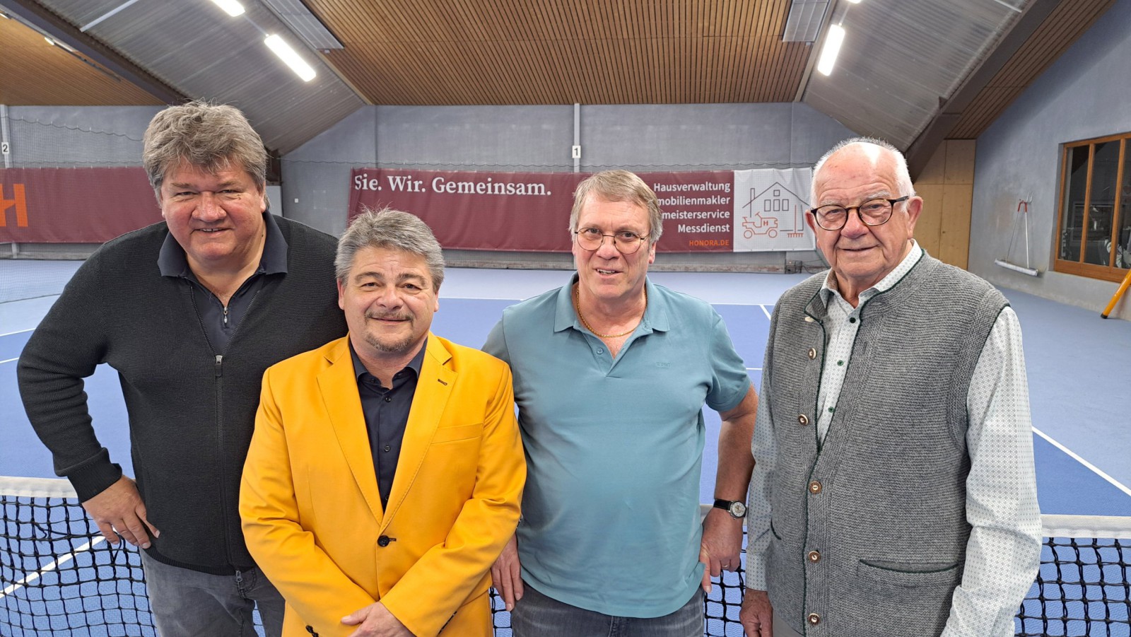 Thomas Kern, Günter Pfiffer, Thomas Kamlah, Günter Maurer (von links)